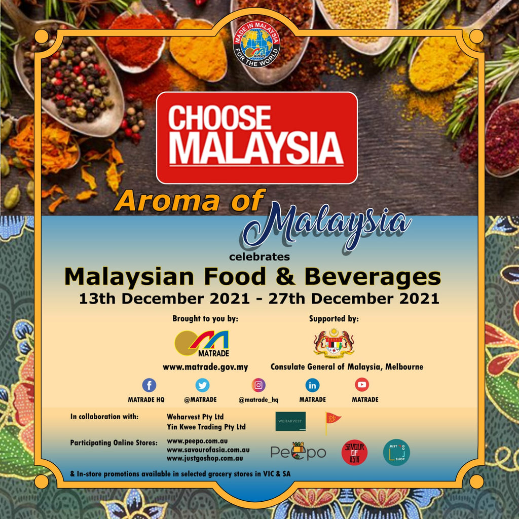 MATRADE December 2021 Specials: Take 10% off Malaysian Food Products + Free Shipping!