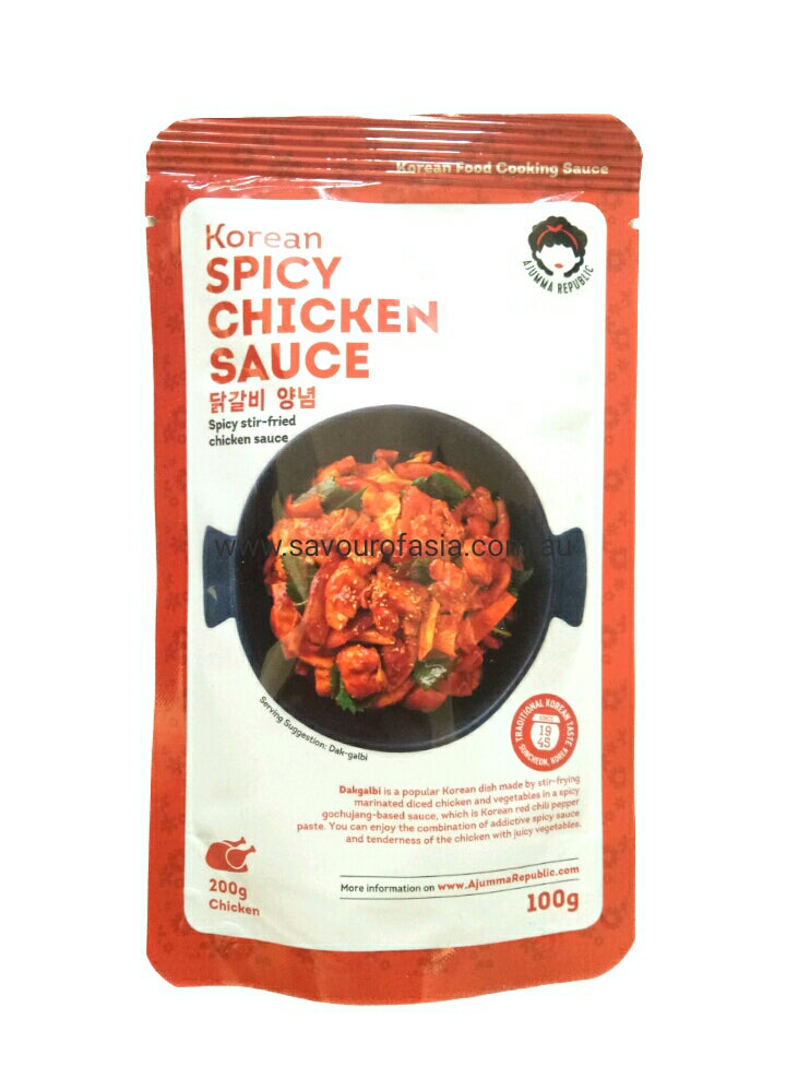Korean Spicy Chicken Sauce (Spicy stirfried chicken sauce) 100g