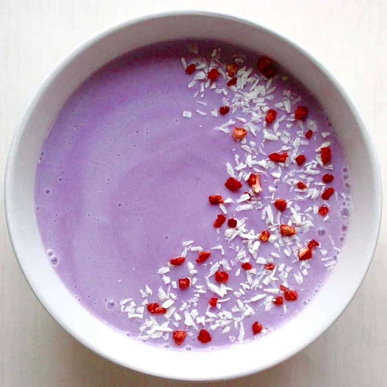 Recipe: PURPLE SWEET POTATO SMOOTHIE BOWL