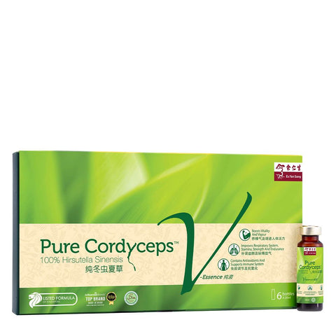 Pure Cordyceps V-Essence (100% Hirsutella Sinensis) 20ml x 6 余仁生纯冬虫夏草