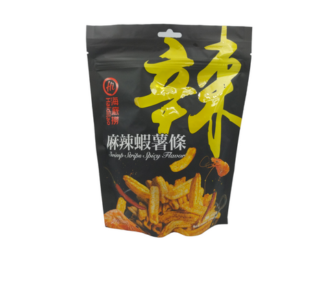 Haidilao Shrimp Strips Spicy Flavour 50g 海底撈麻辣蝦薯條