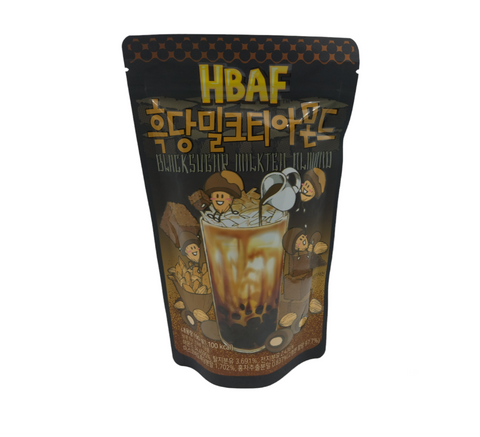 HBAF Black Sugar Milk Tea Almond 190g 흑당밀크티아몬드