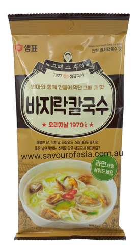 Sempio Clam Noodle Soup, Kal-guksu 100.3g 진한 바지락육수 맛