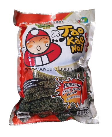 Crispy Seaweed Sriracha Chilli Sauce Flavour 32g 小老板脆紫菜(是拉差香辣味)