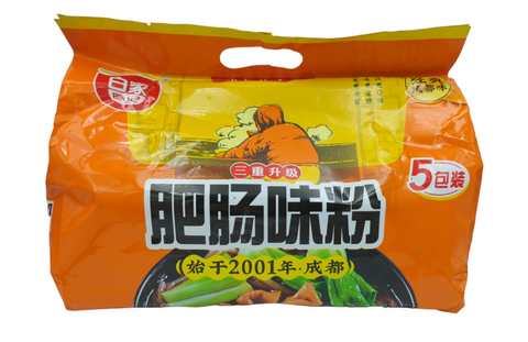 Family Pack Instant Sweet Potato Noodles (Spicy Fei-Chang Flavour) 108gx5 百家四川特色风味肥肠味粉