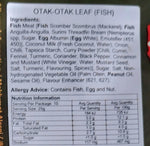 Muaria Otak-Otak Leaf (Fish) 10pcs 250g *Adelaide Only*