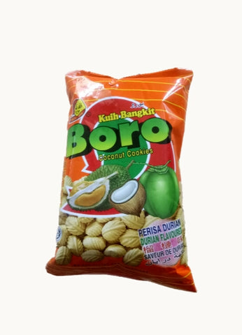 Boro Coconut Biscuit (Kuih Bangkit) Durian Flavour 100g