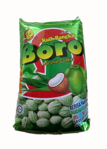 Boro coconut cookies ( Kuih Bangkit )  pandan 100g