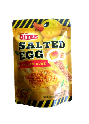 Snazk Bites Salted Egg Golden Cubes 100g