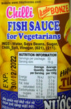 Chilli Fish Sauce for Vegetarian 500mL ( Nuoc Mam Ot Chay ) 素辣鱼露