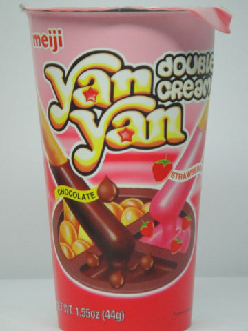 Picture of Yan Yan (DOUBLE CREAM CHOCOLATE/STRAWBERRY) 44g