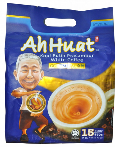 Ah Huat Gold Medal White Coffee 15g x 38g