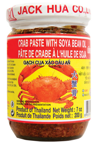 Jack Hua Co Crab Paste with Bean Oil 200g