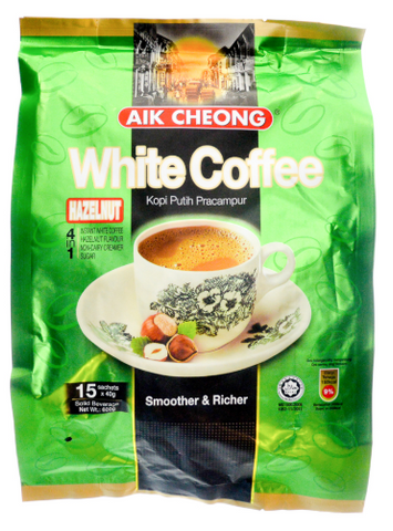 Aik Cheong White Coffee Hazelnut 40g*15