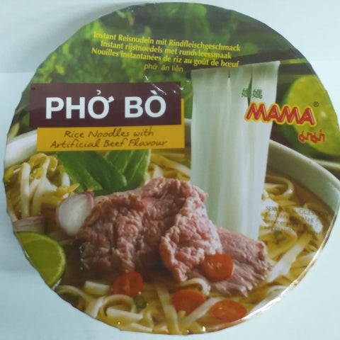 MaMa Rice Noodle with Beef Flavour 65g