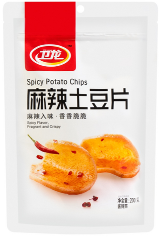 Wei Long Spicy Potato Slices 200g