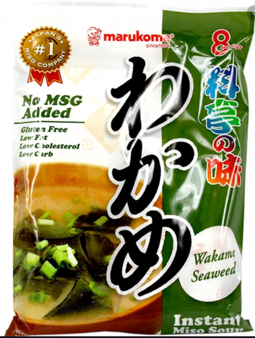 Marukome Instant Miso Soup (Wakame Seaweed) 156g