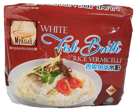 MyKuali White Fish Broth Rice Vermicelli 90g x 4's