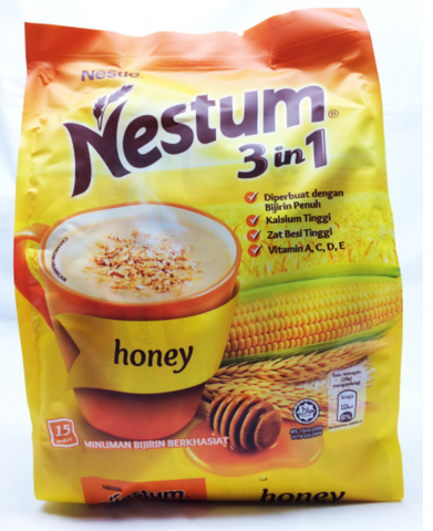 Nestum 3 in 1 MADU (Honey) 28g x 15's 麦片3合1（蜜糖）
