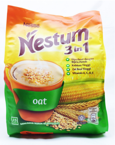 Nestum 3 in 1 ( Oat)  15's x 30g 麦片3合1（燕麦）