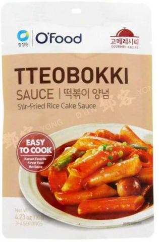 O'FOOD Tteobokki Sauce (Stir-Fried Rice Cake Sauce) 120g