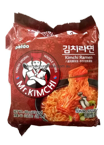 Paldo Mr. Kimchi Kimchi Ramen 115g x 4's 八道泡菜先生手作泡菜汤面