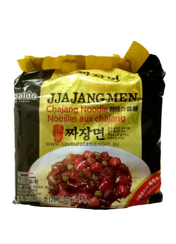 Paldo Jjajang Men ( Chajang Noodle) 200g X4's 御膳炸酱面