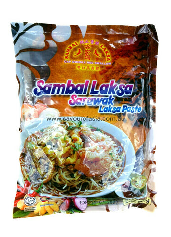 Double Red Swallow Brand Sambal Laksa Paste 600g 双红燕商票纯正叻沙料