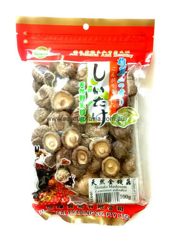 Shiitake Mushroom ( Lentinus Edodoes )100g 天然金钱菇