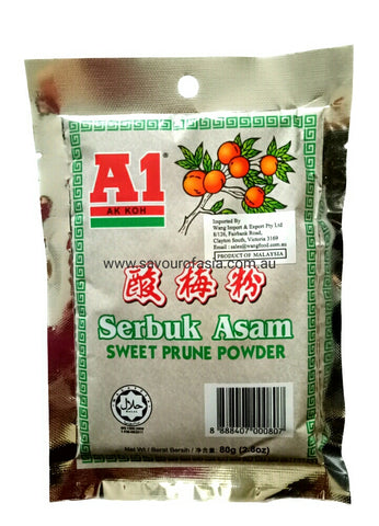 Sweet Prune Powder 80g ( Serbuk Asam ) 酸梅粉