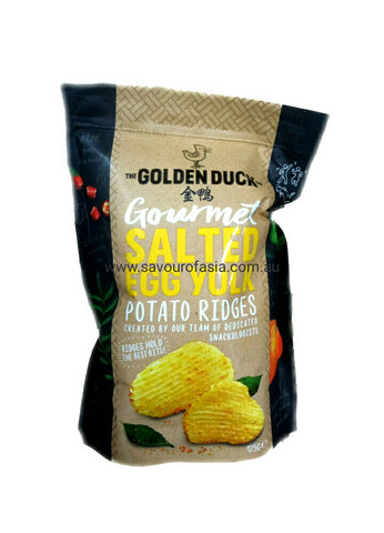Golden Duck Salted Egg Yolk Potato Ridges 125g
