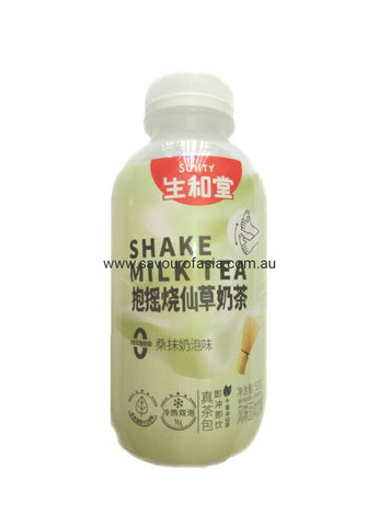 Shake Milk Tea ( Matcha Flavour) 52g 抱摇烧仙草奶茶 （ 桑抹奶泡味）