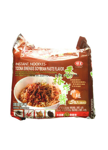 Instant Noodle Toona Sinensis Soybean Paste Flavour (Vegetarian) 450g 味王香椿炸酱拌面