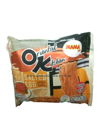 Mama Oriental Kitchen  Dried Instant Noodles Stir Fry ( Salted Egg ) 85g