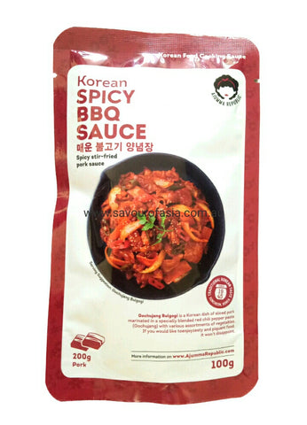 Korean Spicy BBQ Sauce ( Spicy stir-fried pork sauce) 100g