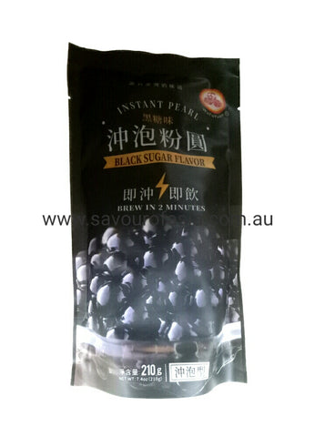 Instant Pearl Black Sugar Flavour 210g 黑糖味冲泡粉圆