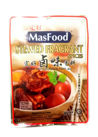 MasFood Stewed Fragrant Spices 35g 定好卤味香料