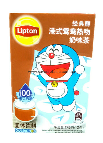 Lipton Doraemon Hong Kong Style Milk Tea Bag 175g 哆啦A梦港式鸳鸯热吻奶味茶