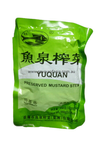 Yu Quan Preserved Mustard Stem 350g 鱼泉榨菜