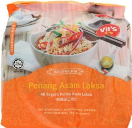 Vit's Penang Asam Laksa 120g X4's