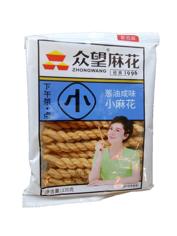 Zhong Wang Fried Braid Dough (Spring Onion Flavour) 130g