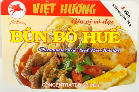 Viet Huong Bun Bo Hue 74g (Vietnamese Hue Beef Rice Noodles)