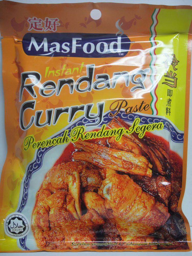 Instant Rendang Paste MasFood MasFood Instant (RENDANG) Curry Paste 200g – Savour of Asia