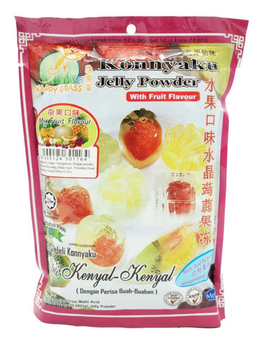 Konnyaku Jelly Powder (Mixed Fruit) 300g 水晶蒟蒻果凍预拌粉 （杂果口味）