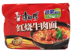 Kong Master Braised Beef Flavour Instant Noodles康師傅紅燒牛肉面 105g X 5's Jo