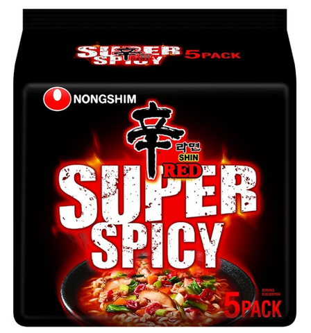 Nongshim Super Spicy 120g X 5