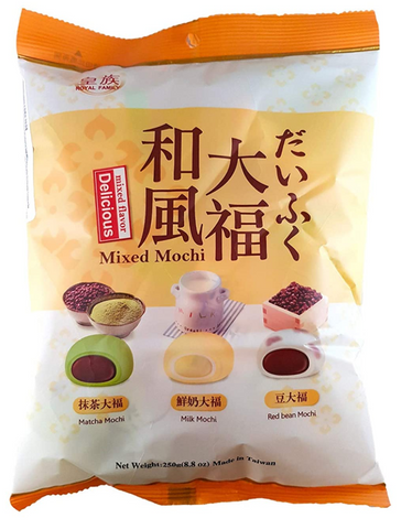 Royal Family Mixed Mochi ( Matcha, Milk & Red Bean ) 250g 和风大福