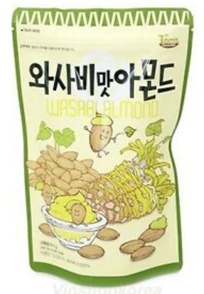 Korean Seasoned Almonds ( Wasabi ) 210g